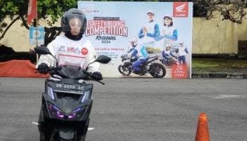 Gelar Safety Riding Competition Regional, Honda Babel Lahirkan Duta #Cari_Aman,