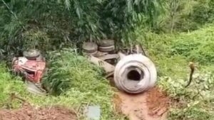 Truk Molen Terjun ke Jurang di Bogor, Sopir Terluka