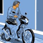 Maling Motor Tangerang Terjebak Macet Diringkus