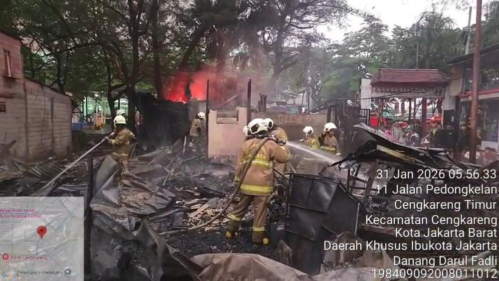 Kebakaran Dahsyat Cengkareng Diduga Korsleting