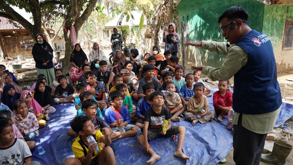 TelkomGroup Dampingi Pemulihan Psikologis Anak Aceh