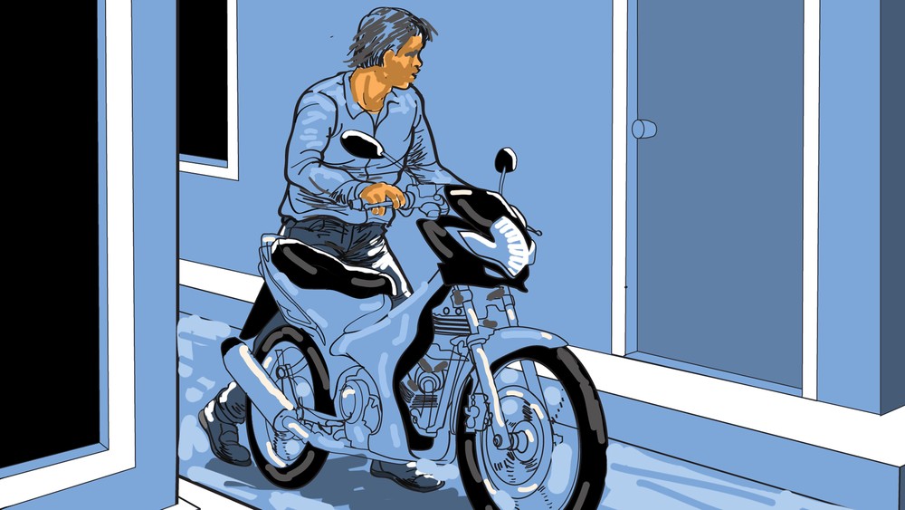 Pencuri Motor Angkat Kendaraan dari Gang Serpong Viral