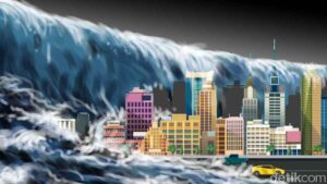 Tsunami Terdeteksi di 5 Lokasi Pasca Gempa Sulut