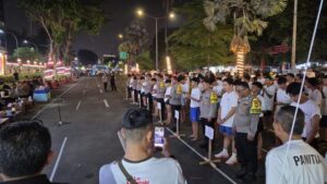Semarak Hari Bhayangkara ke80 Polres Jakpus Night Run