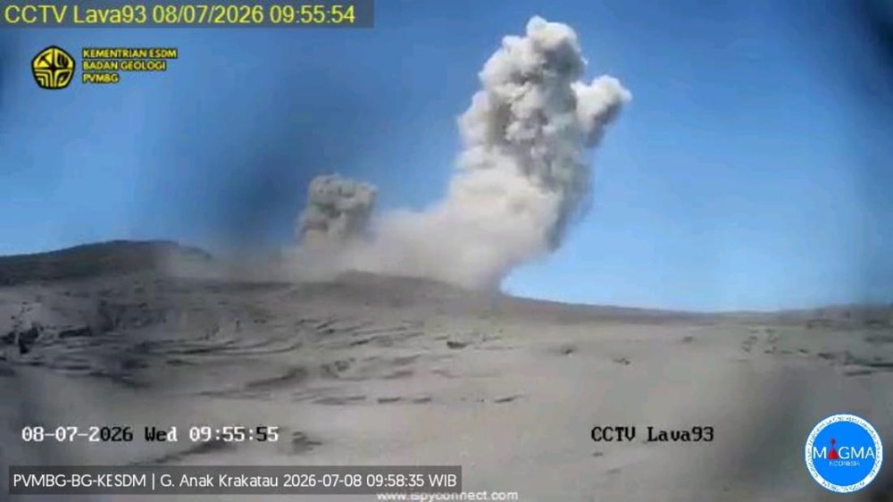 Erupsi Krakatau Banten Waspada Potensi Tsunami