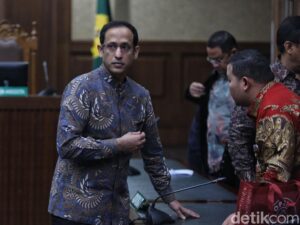Nadiem Tak Terima Vonis 10 Tahun Lapor Hakim KY