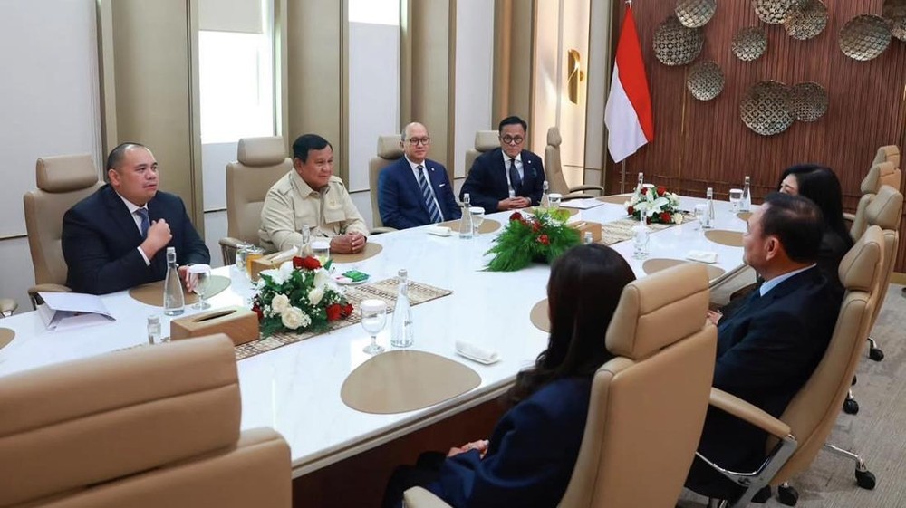 Prabowo Sambut Tiga Eks PM Thailand Bahas Ekonomi